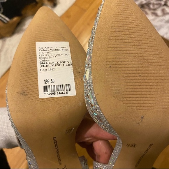 I.N.C Sequins Formal Pumps size 6.5M - Picture 4 of 5